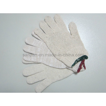 Thin Cotton Glove, Cotton Knitted Glove